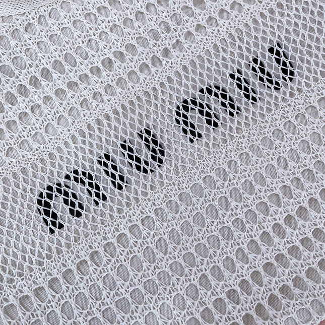 IVY TOTE BAG 40 IN WHITE MESH