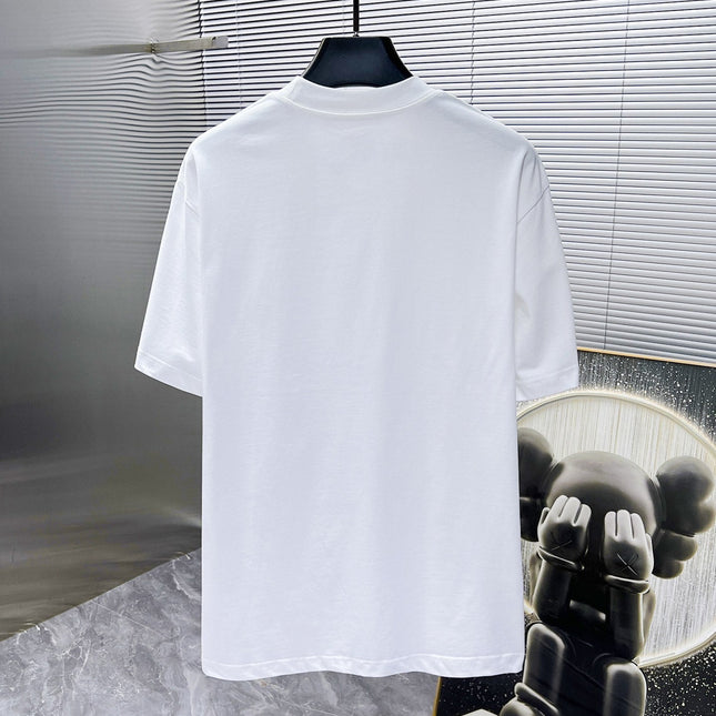 LV T-SHIRT IN WHITE COTTON EIFFEL TOWER PRINT 238804