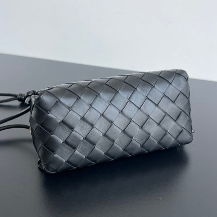 CONCERT POUCH 18 IN BLACK LAMBSKIN