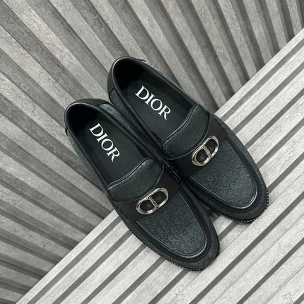 CD SYMBOL GRANVILLE LOAFER ANCHOR MONOGRAM JACQUARD