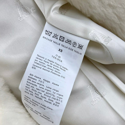 MAXMARA 25S CROPPED TEDDY JACKET STYLE 245