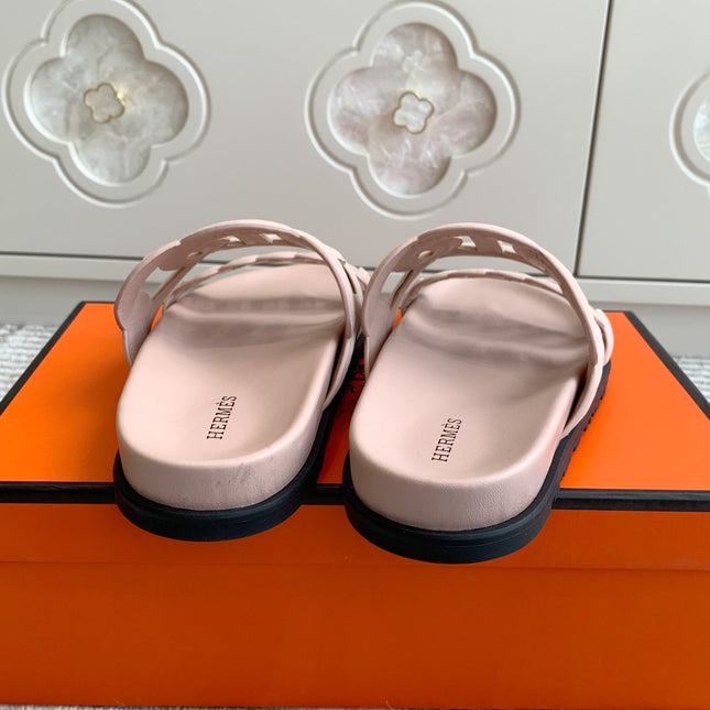 HM 26S EXTRA SANDAL IN LIGHT PINK CALFSKIN AND SUEDE