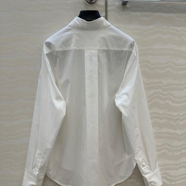 THE ROW CLASSIC WHITE COTTON SHIRT