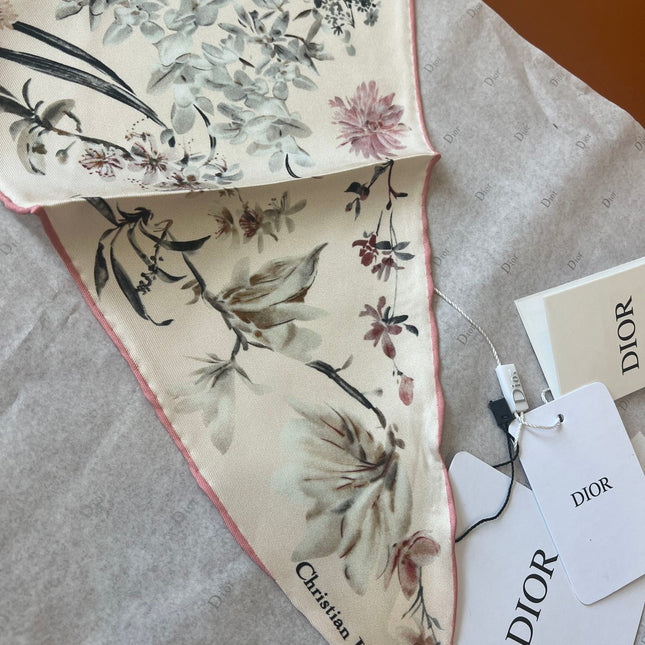 DIOR 26S SCARF 110CM IN SILK 262833