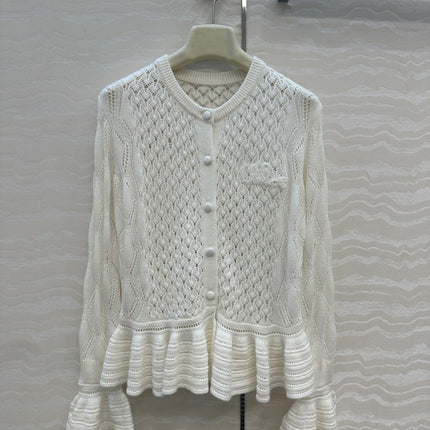 CHLOE 25S WHITE CARDIGAN STYLE 003
