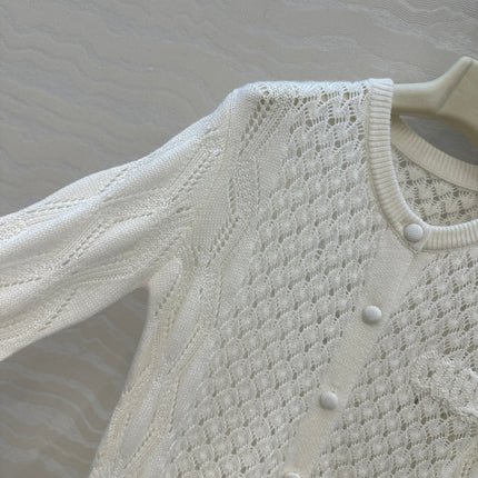 CHLOE 25S WHITE CARDIGAN STYLE 003