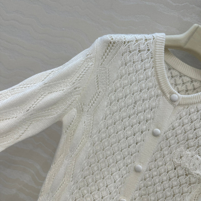 CHLOE 25S WHITE CARDIGAN STYLE 003