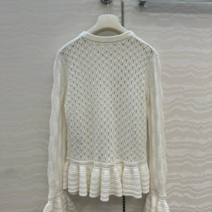 CHLOE 25S WHITE CARDIGAN STYLE 003