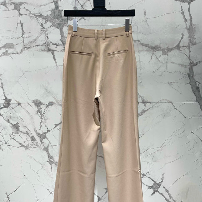 YSL 25S HIGH-WAISTED WIDE-LEG PANTS STYLE 176