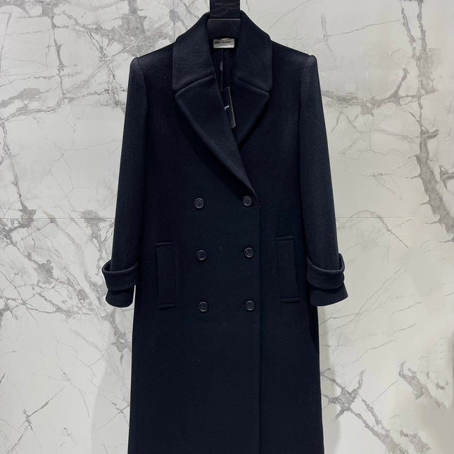 YSL 25S LONG CASHMERE COAT STYLE 33