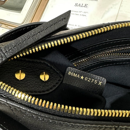 DIOR 26S VOYAGE BAG 22 IN BLACK CALFSKIN
