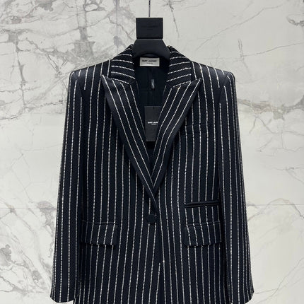 YSL 25S EMBELLISHED SUIT SET STYLE 213