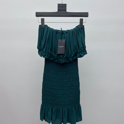 YSL 25S PLEATED DRESS STYLE 146