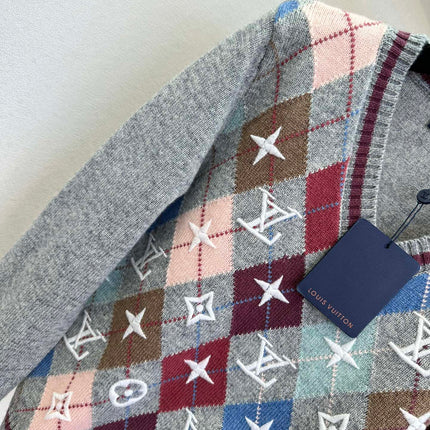 LV 25S V-NECK SWEATER 0111