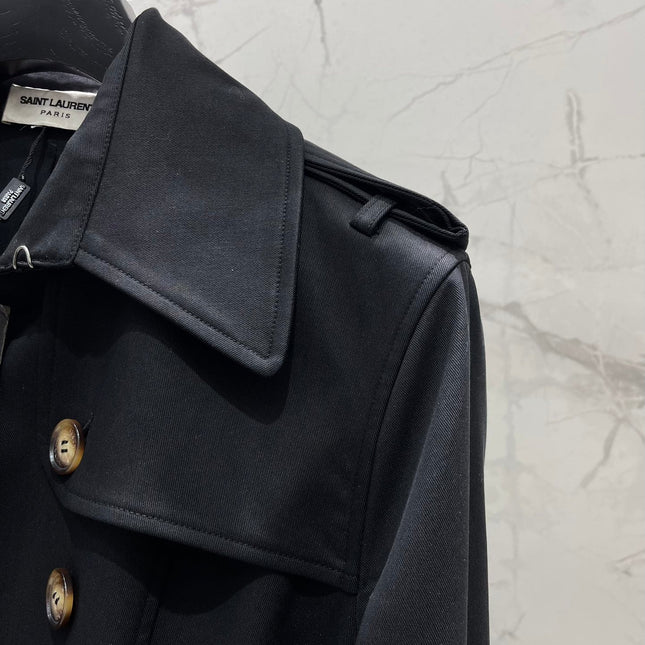 YSL 25S LONG TRENCH COAT STYLE 156