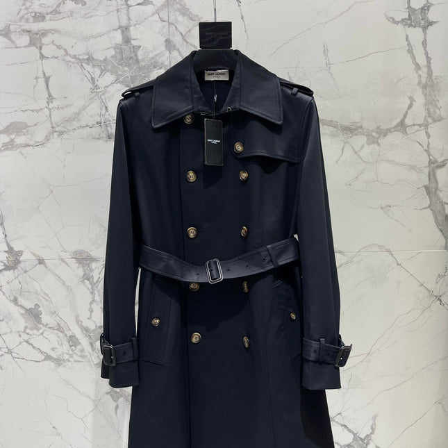 YSL 25S LONG TRENCH COAT STYLE 156