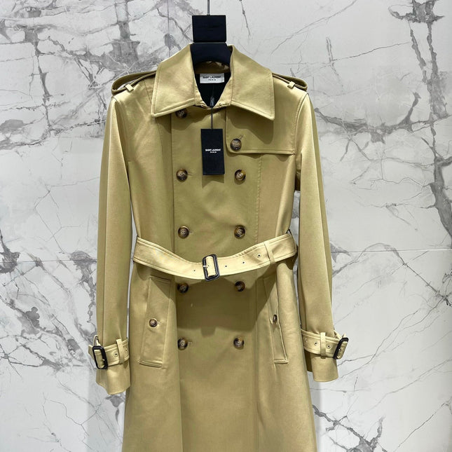 YSL 25S LONG TRENCH COAT STYLE 155