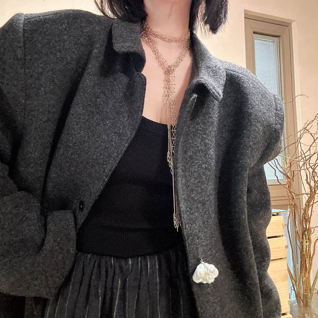 PRADA 25S LONG WOOL COAT 481