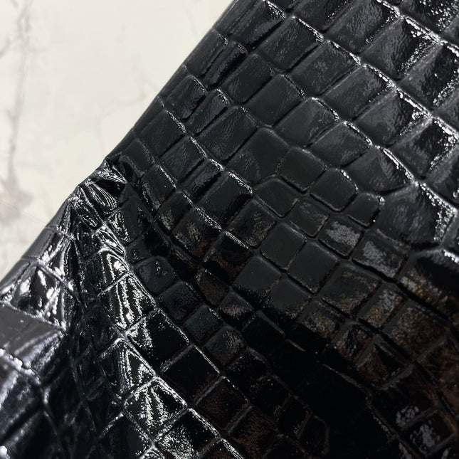 YSL 25S CROC LEATHER SKIRT STYLE 108