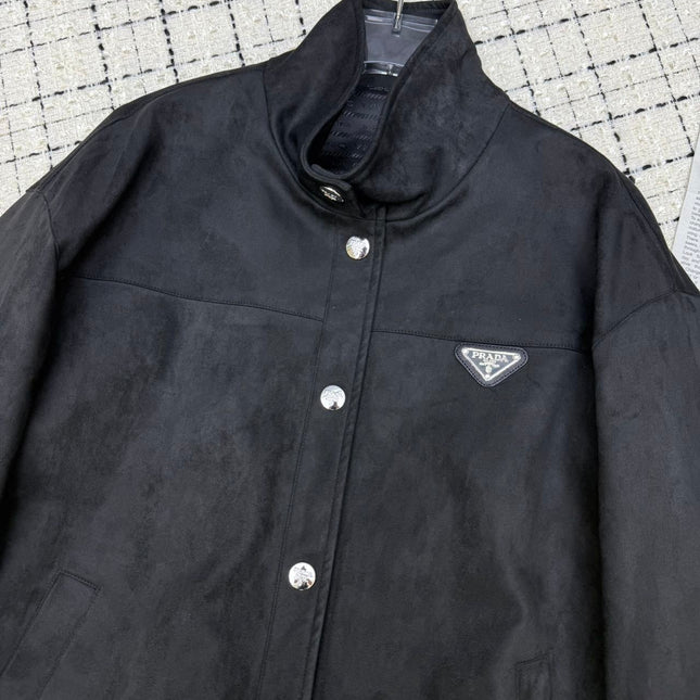 PRADA 25S STAND-COLLAR JACKET 369