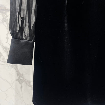 YSL 25S DRESS WITH BEADED DETAILS STYLE 61