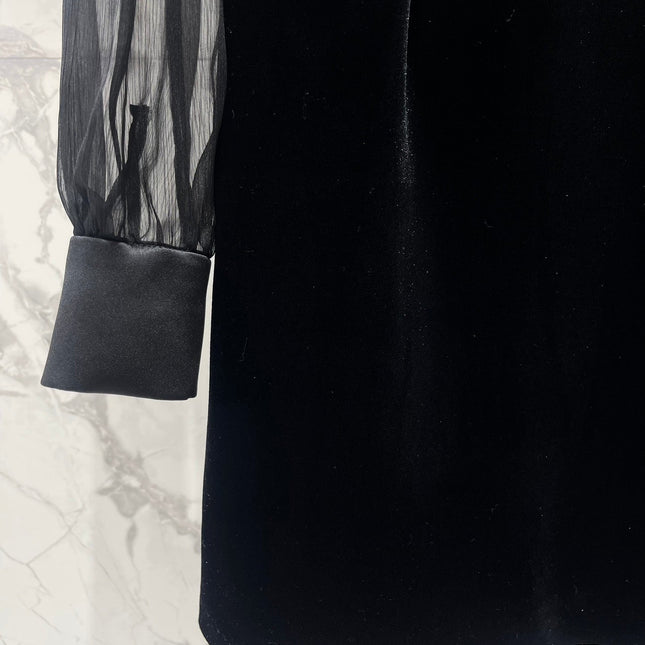 YSL 25S DRESS WITH BEADED DETAILS STYLE 61