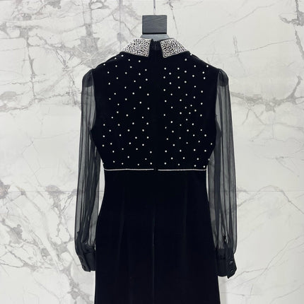 YSL 25S DRESS WITH BEADED DETAILS STYLE 61