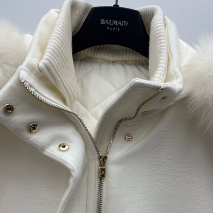 LP 26S FUR-COLLAR KNIT JACKET 472