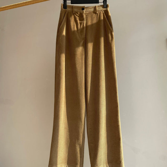 MIUMIU WIDE-LEG PANTS STYLE 671