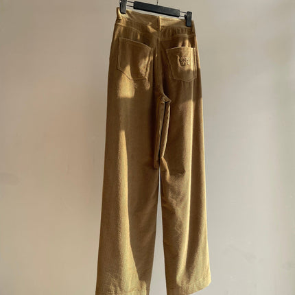 MIUMIU WIDE-LEG PANTS STYLE 671
