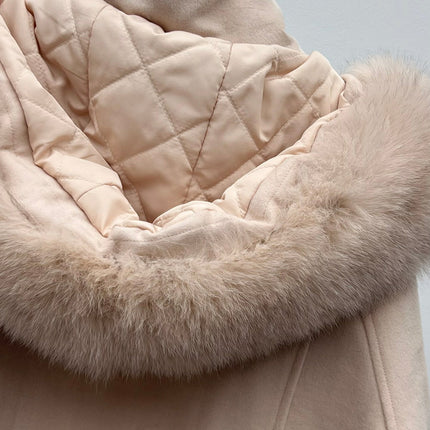 LP 26S FUR-COLLAR KNIT JACKET 470