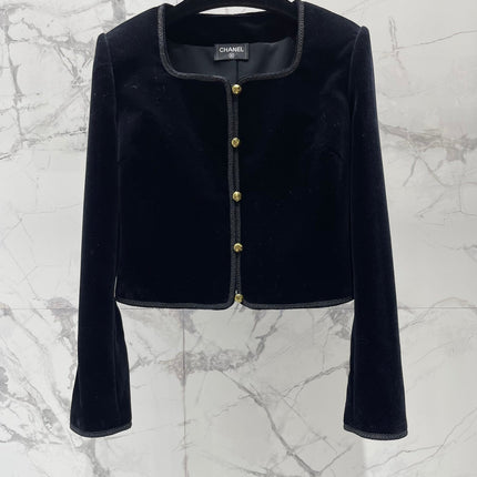 CHANEL 26S VELVET JACKET 728