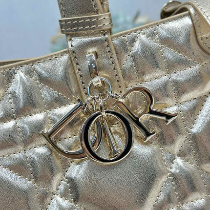 DIOR 26S TOUJOURS BAG 37 IN GOLD CALFSKIN