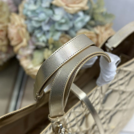 DIOR 26S TOUJOURS BAG 37 IN GOLD CALFSKIN