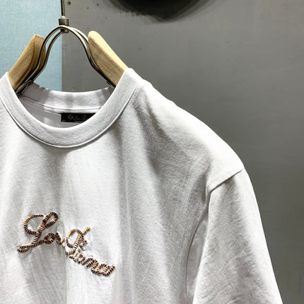 LORO PIANA 26S EMBROIDERED T-SHIRT 744