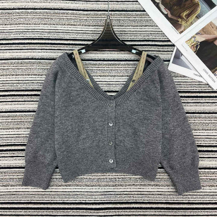 MIUMIU 26S KNIT SHORT SLEEVED T-SHIRT 943