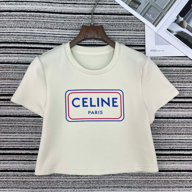 CELINE 26S SHORT SLEEVE TOP AND SHORTS SET 122