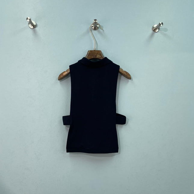 MIUMIU 26S SLEEVELESS POLO TOP STYLE 1087