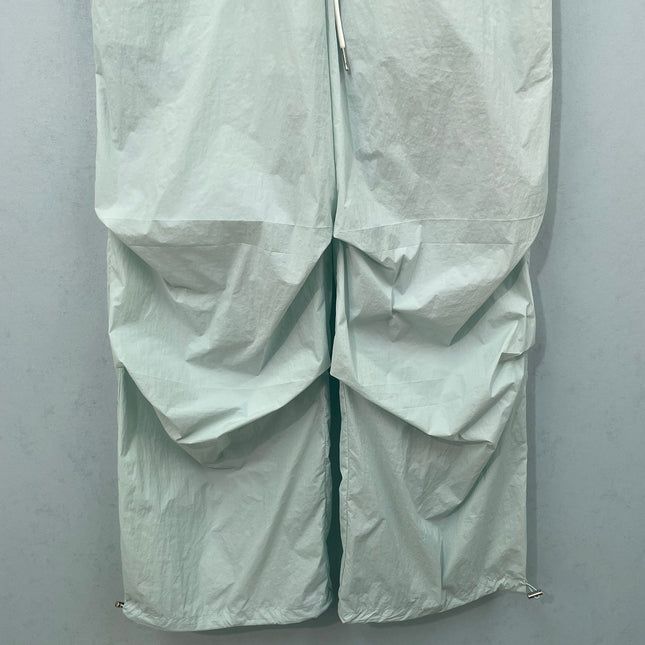 MONCLER 26S RUCHED WIDE-LEG PARACHUTE PANTS 700
