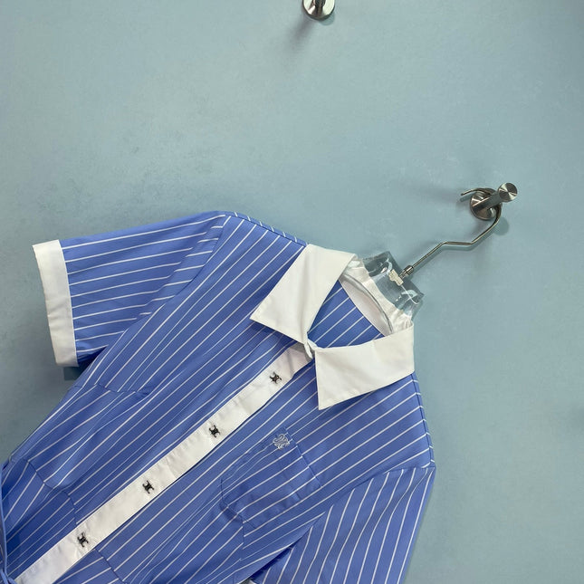 CELINE 26S STRIPED SHIRT DRESS 475