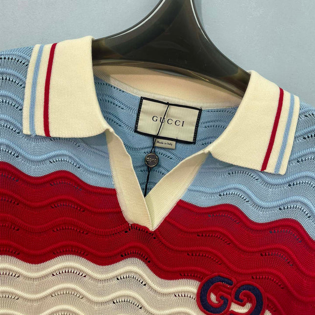 GUCCI 26S SHORT-SLEEVE KNIT T-SHIRT 498