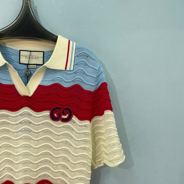 GUCCI 26S SHORT-SLEEVE KNIT T-SHIRT 498