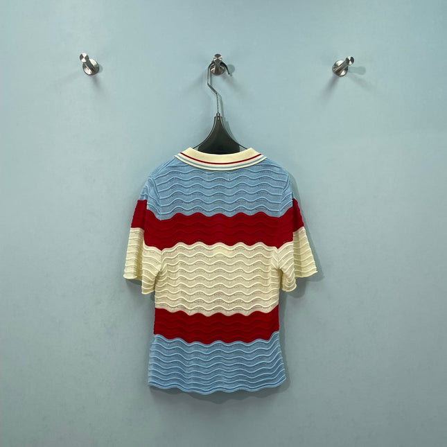 GUCCI 26S SHORT-SLEEVE KNIT T-SHIRT 498