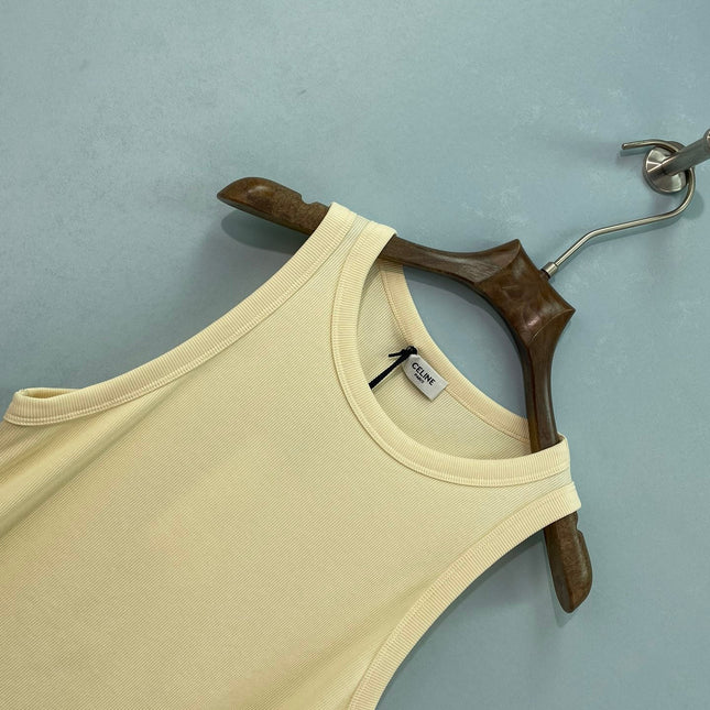 CELINE 26S SLEEVELESS KNIT TOP 388