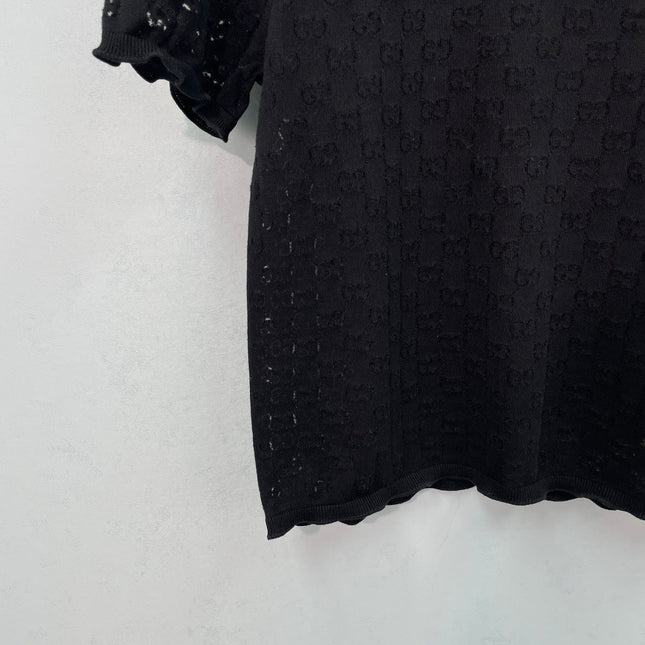 GUCCI 26S SHORT-SLEEVE KNIT T-SHIRT 456