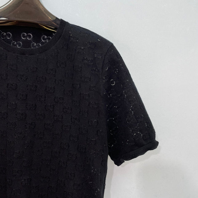 GUCCI 26S SHORT-SLEEVE KNIT T-SHIRT 456