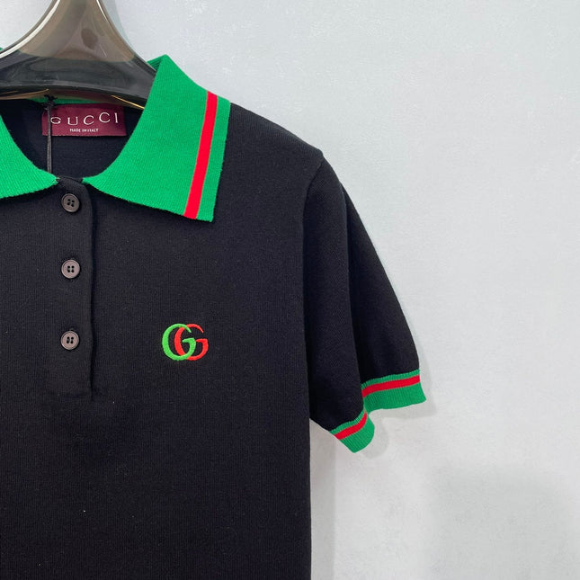 GUCCI 26S SHORT-SLEEVE KNIT TOP 446