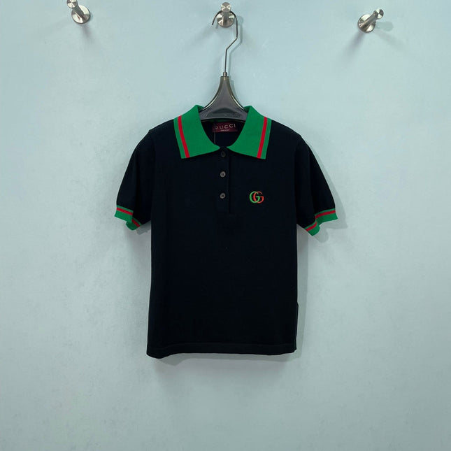 GUCCI 26S SHORT-SLEEVE KNIT TOP 446