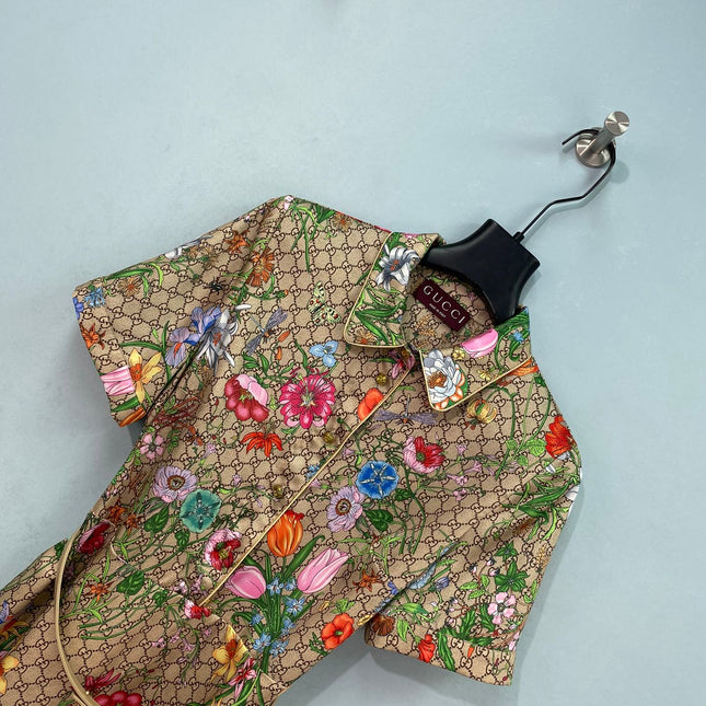 GUCCI 26S SHORT-SLEEVE SHIRT DRESS 443