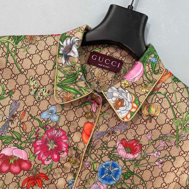 GUCCI 26S SHORT-SLEEVE SHIRT DRESS 443
